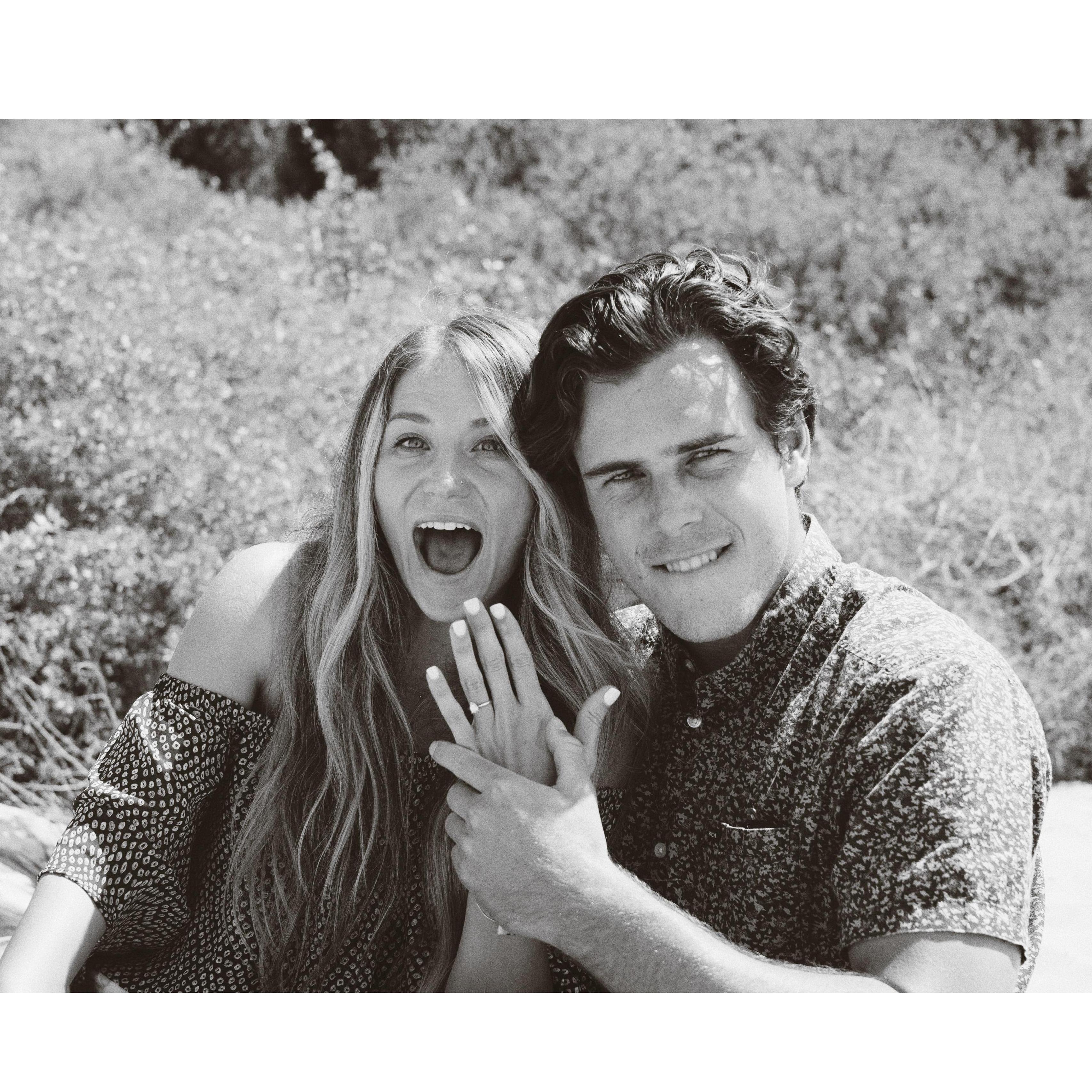The day she said YES!!!
