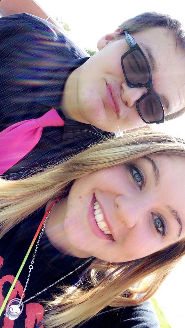 Our first picture together 2016