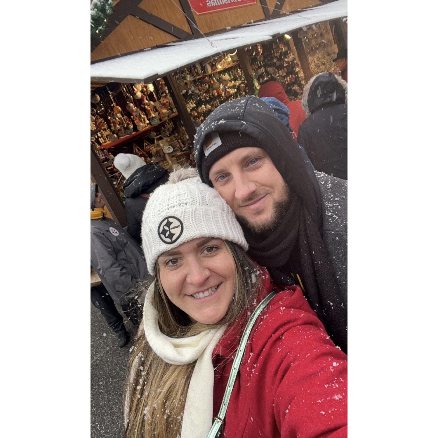 Christmas in Market Square-yes it was FREEEEEEZING
