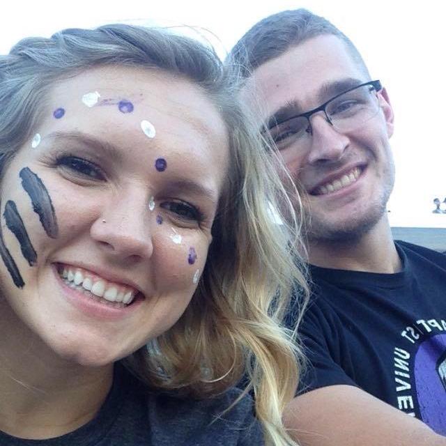 At our first football game together where we mostly talked and didn't watch