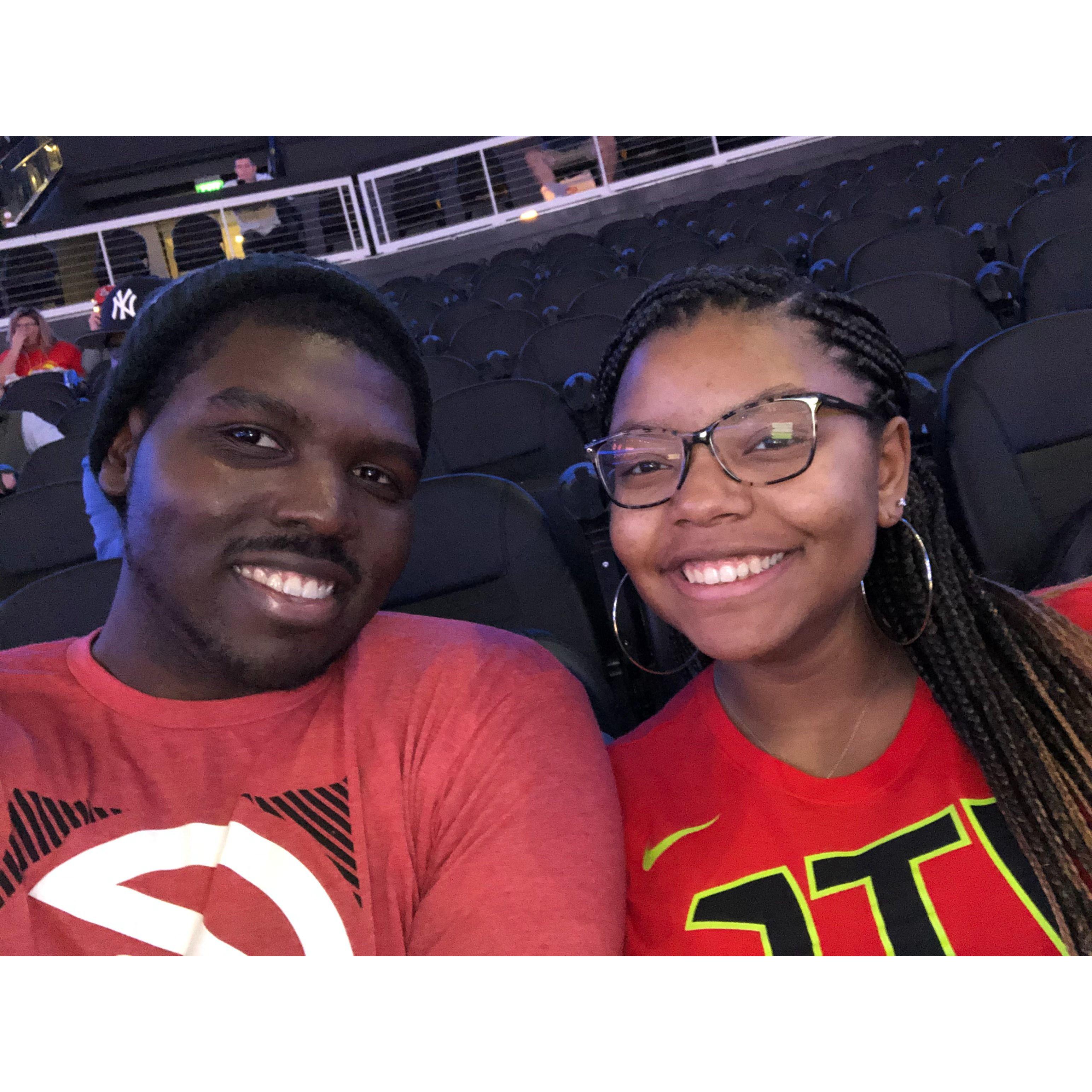 Our first basketball game in 2019!