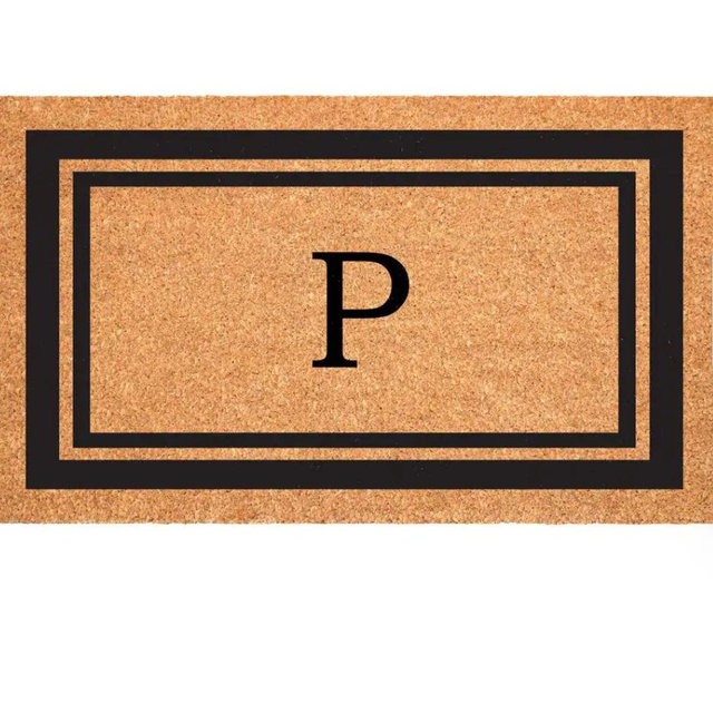 Monogramed Welcome Mat