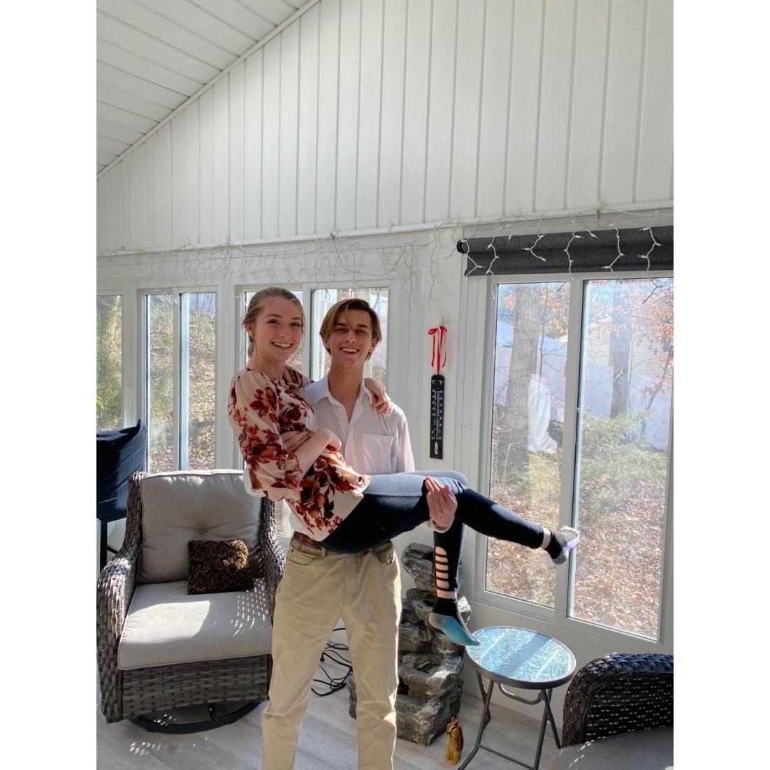 My (James) first time at Grandma Kathy's house, needless to say I felt pretty welcome there!
