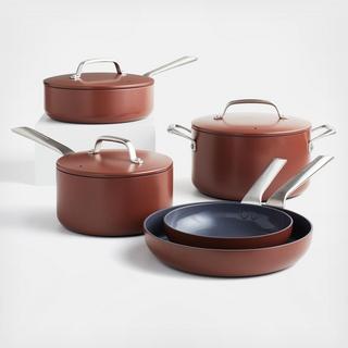 EvenCook Ceramic™ 8-Piece Nonstick Cookware Set with Bonus