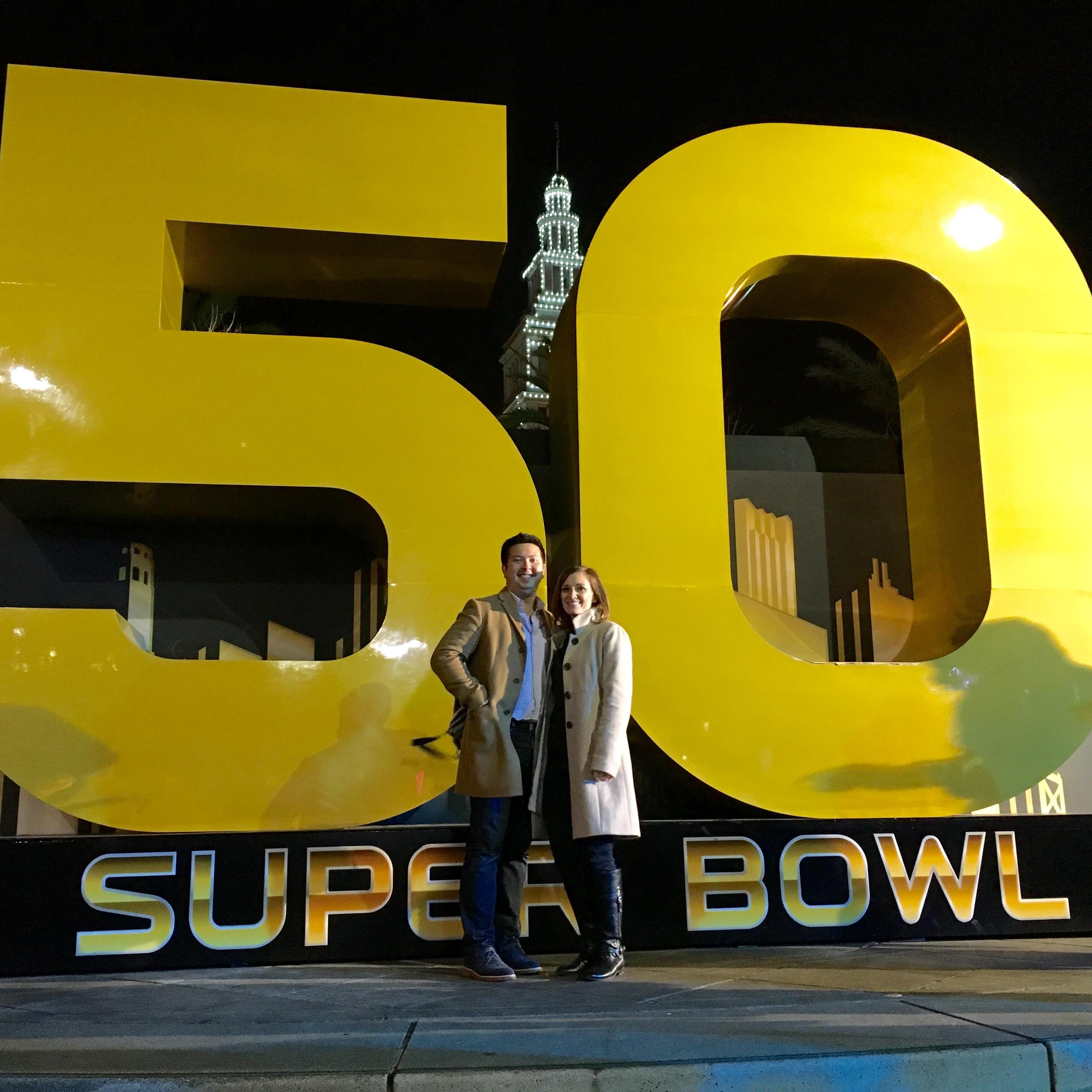 Super Bowl City, February 2016.