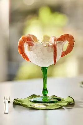 Lilypad Coupe Glasses, Set of 4