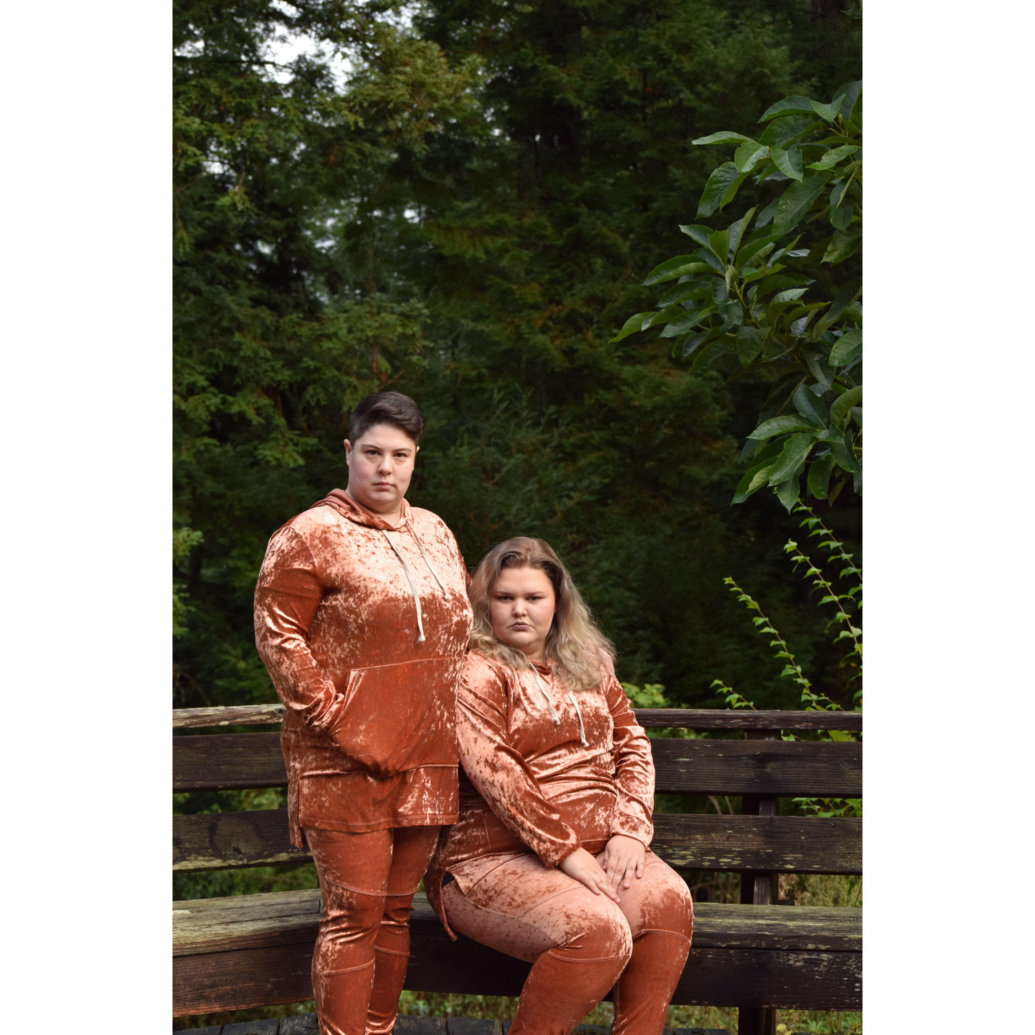 Our leisure suits for Andrea and Matt's virtual wedding