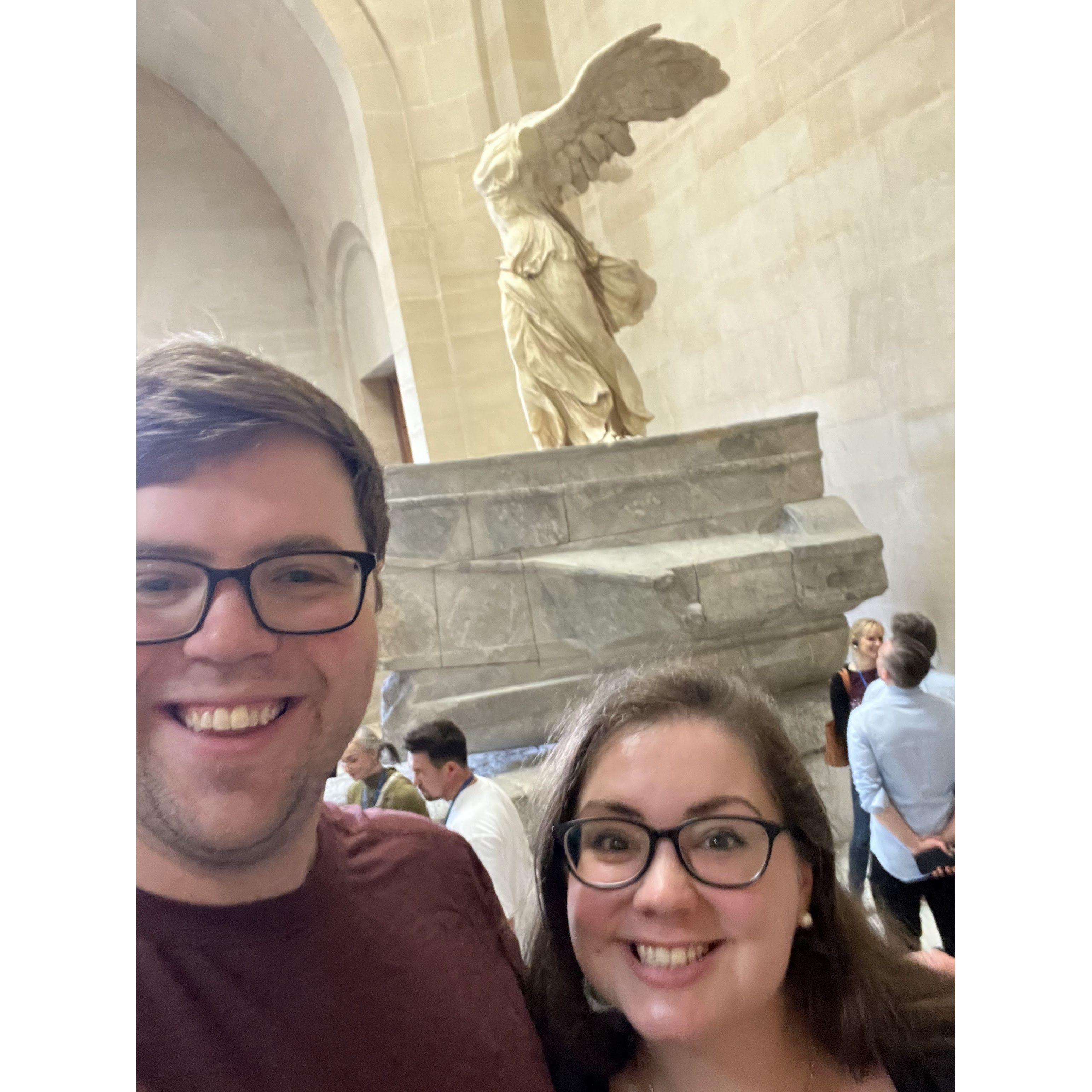 At the Louvre