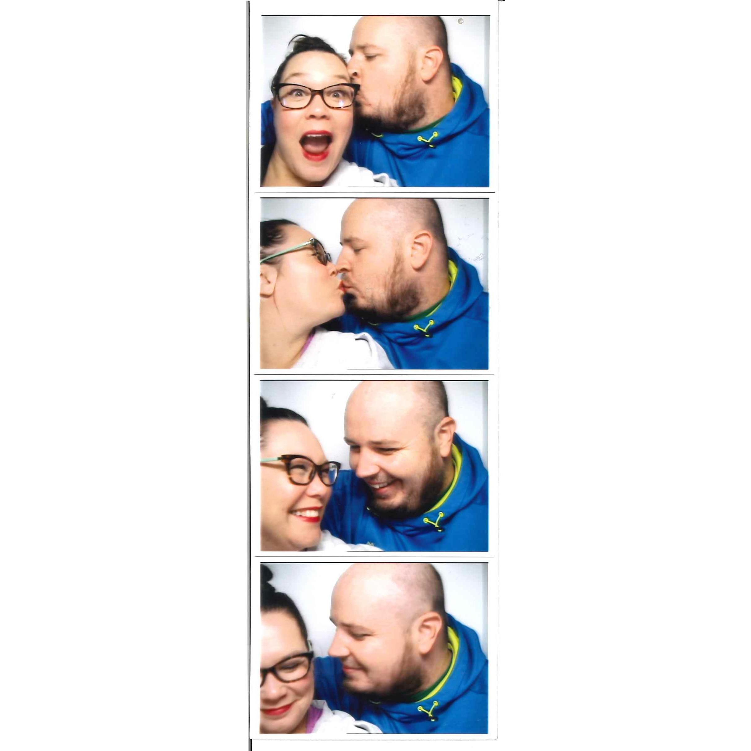 Jon shocked Nicole with a Photo Booth proposal.