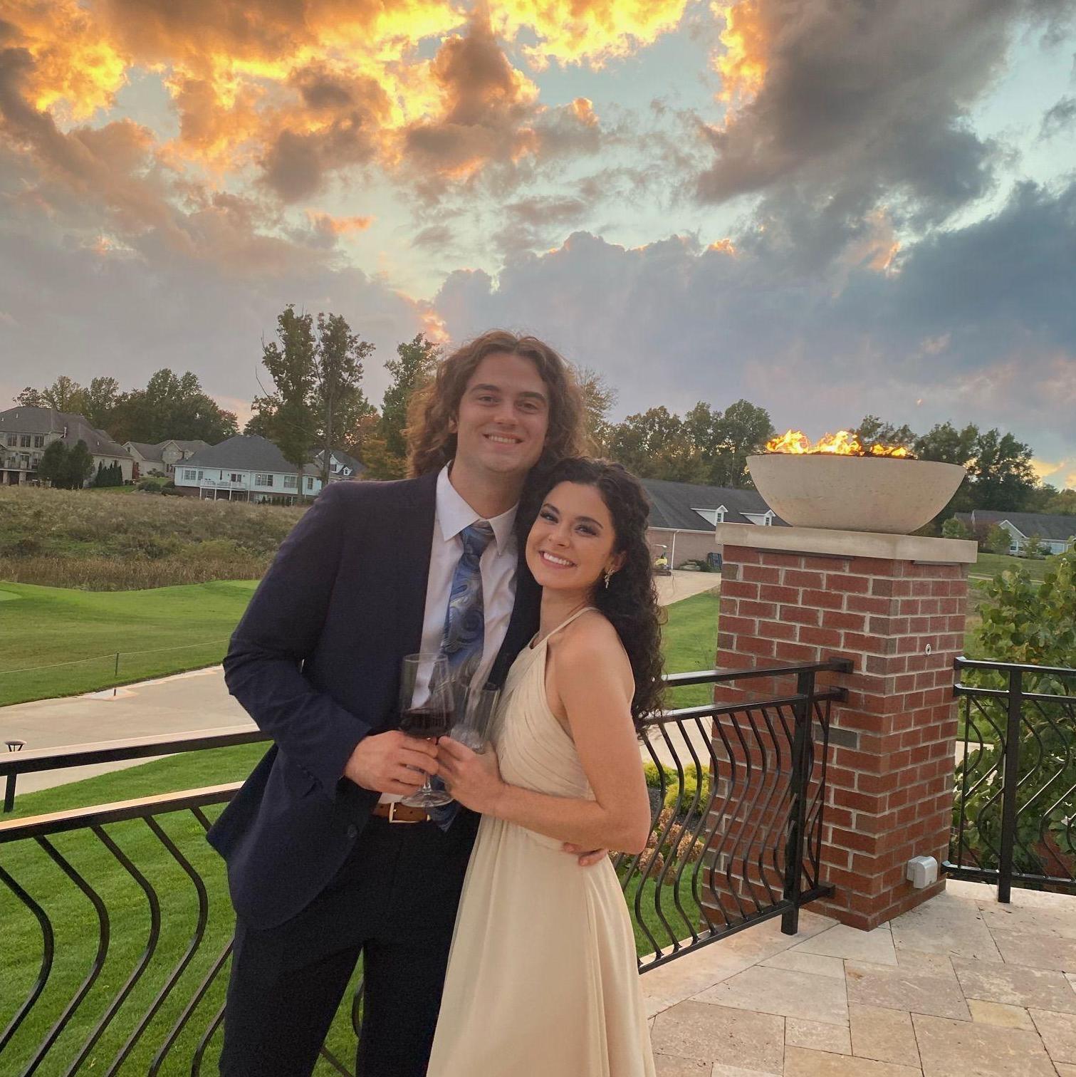 Celebrating Sam and Tara's wedding (Karina's brother and SIL)