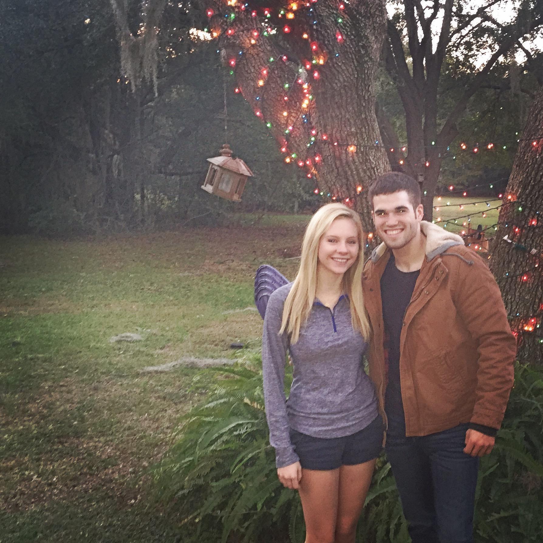 Our first Christmas together.