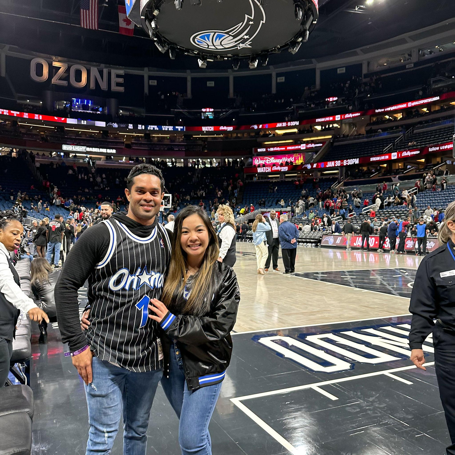 Our first Orlando Magic game