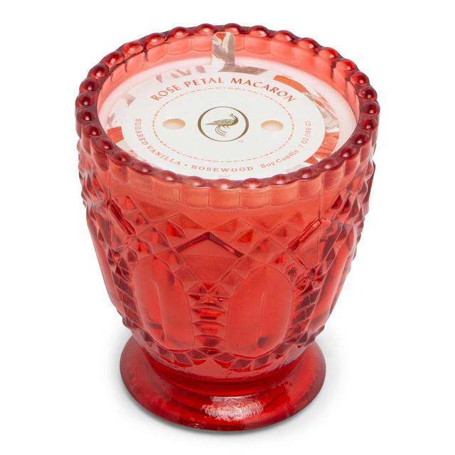 7oz Glass Jar Candle Rose Petal Macaron - Floral Collection - Opalhouse™