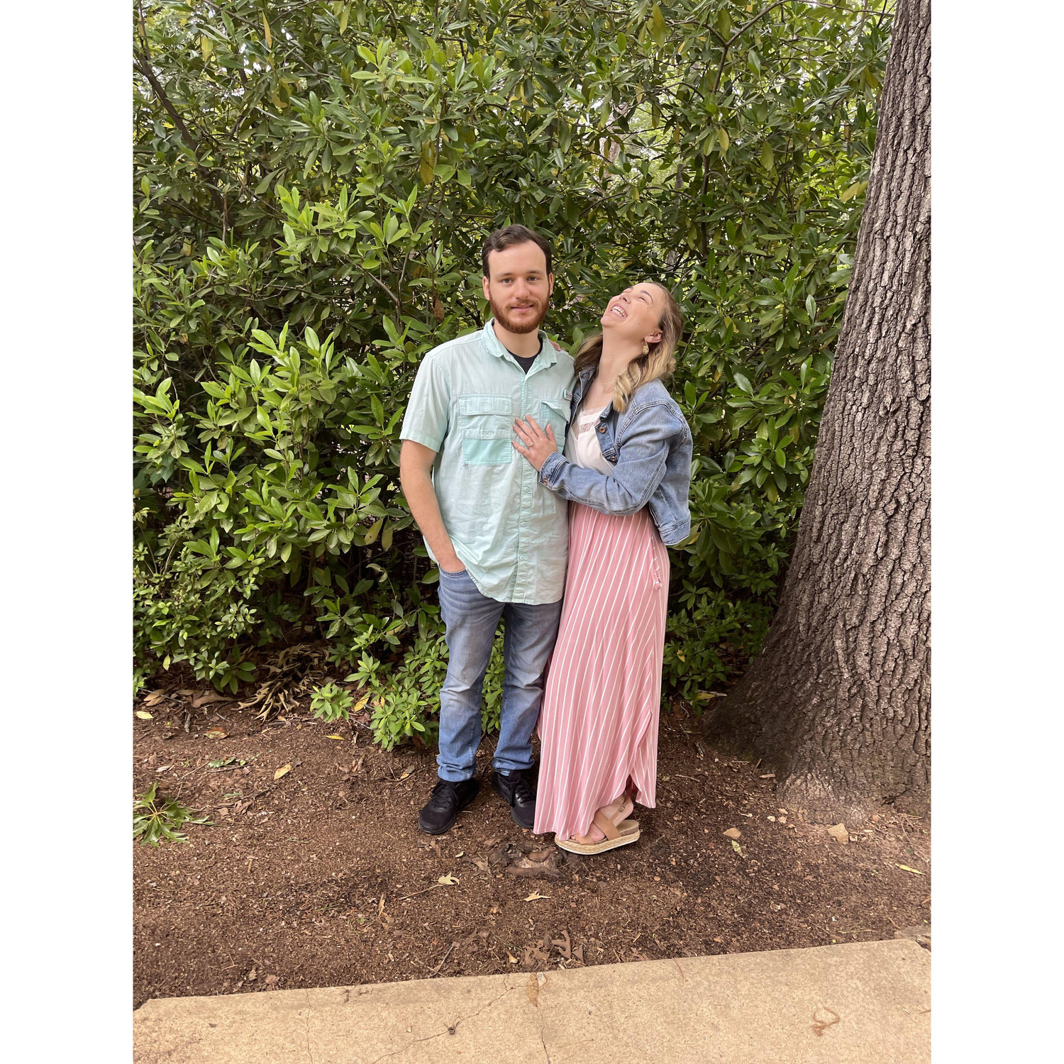 Engagement announcement photos.