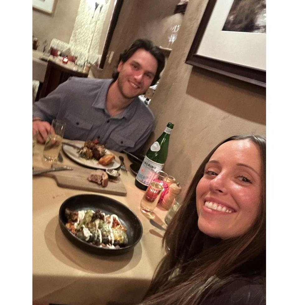 Engagement dinner at the Pink Adobe