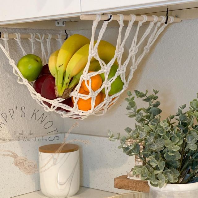 Fruit Veggie Hammock, Macrame Hanging...