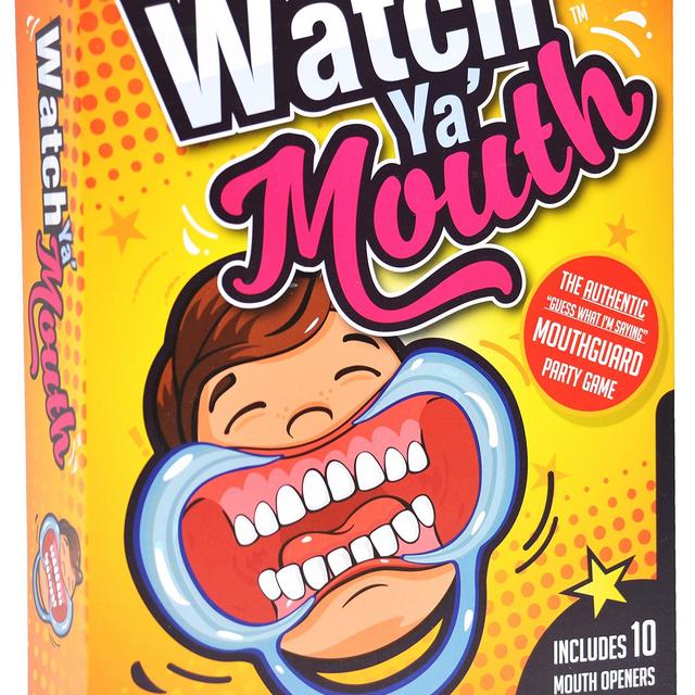 Watch Ya' Mouth Family Edition - The Authentic, Hilarious, Mouthguard Party Card Game