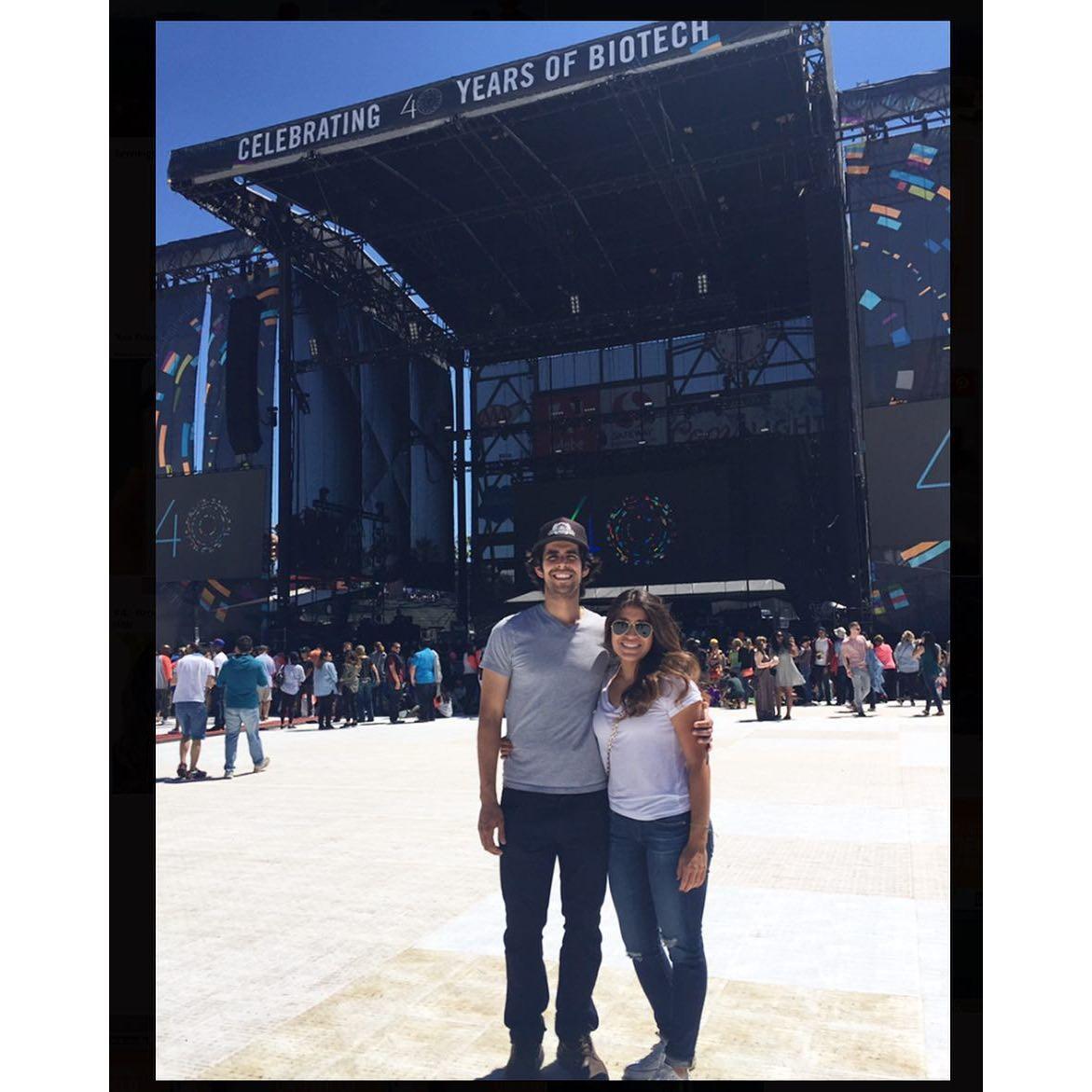First Genentech concert together!