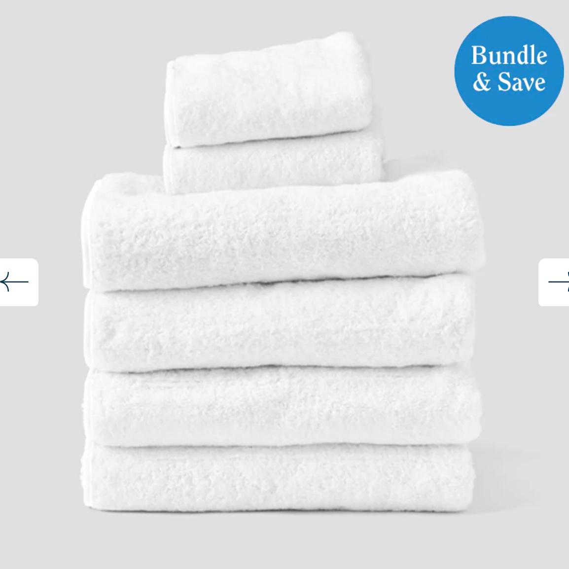 Bath Sheet Starter Pack (6 pieces) (All White + White P)