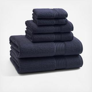 Long Twist 6-Piece Towel Set