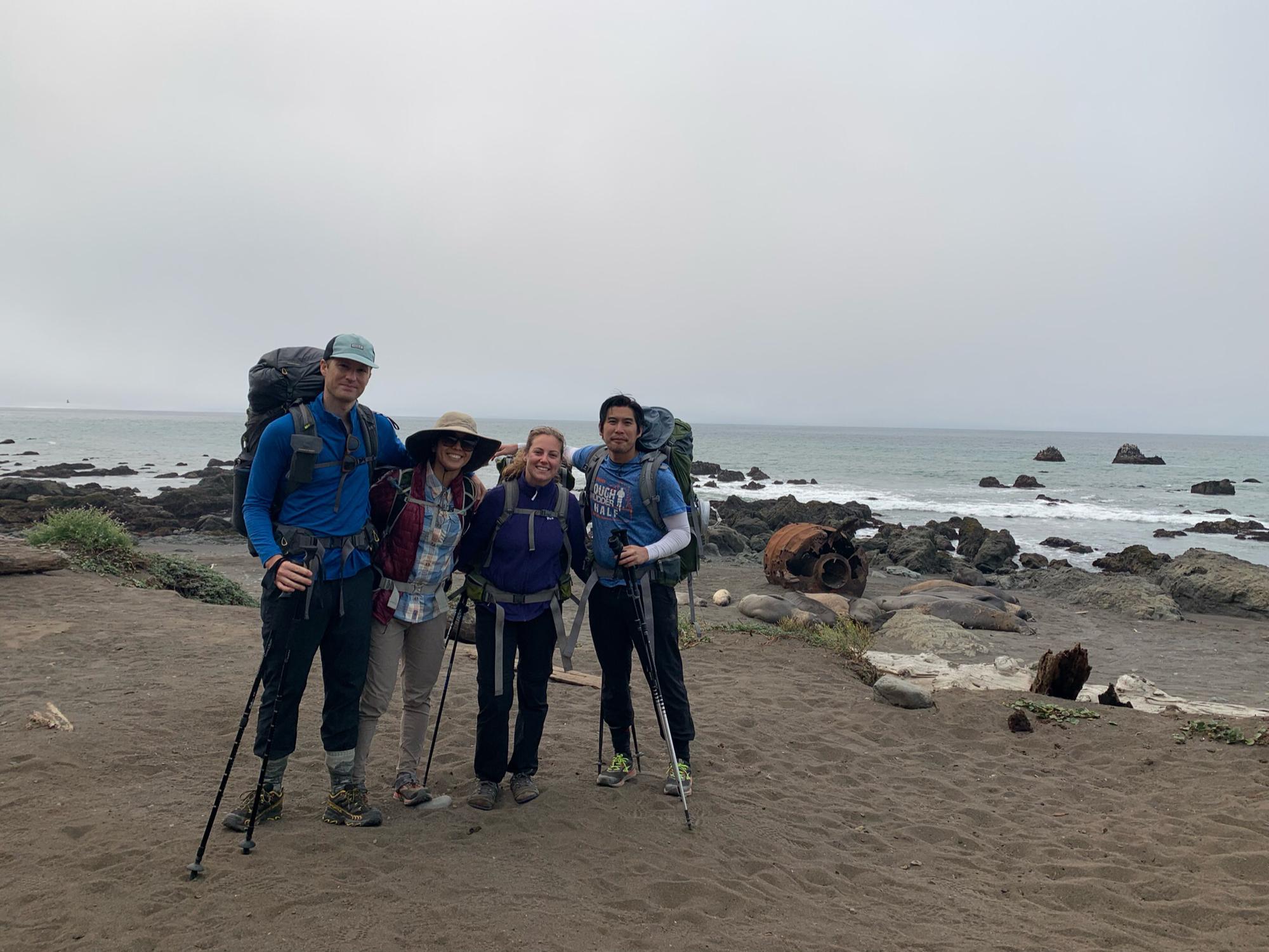 Lost Coast Trail backpacking with Gabe and Jess