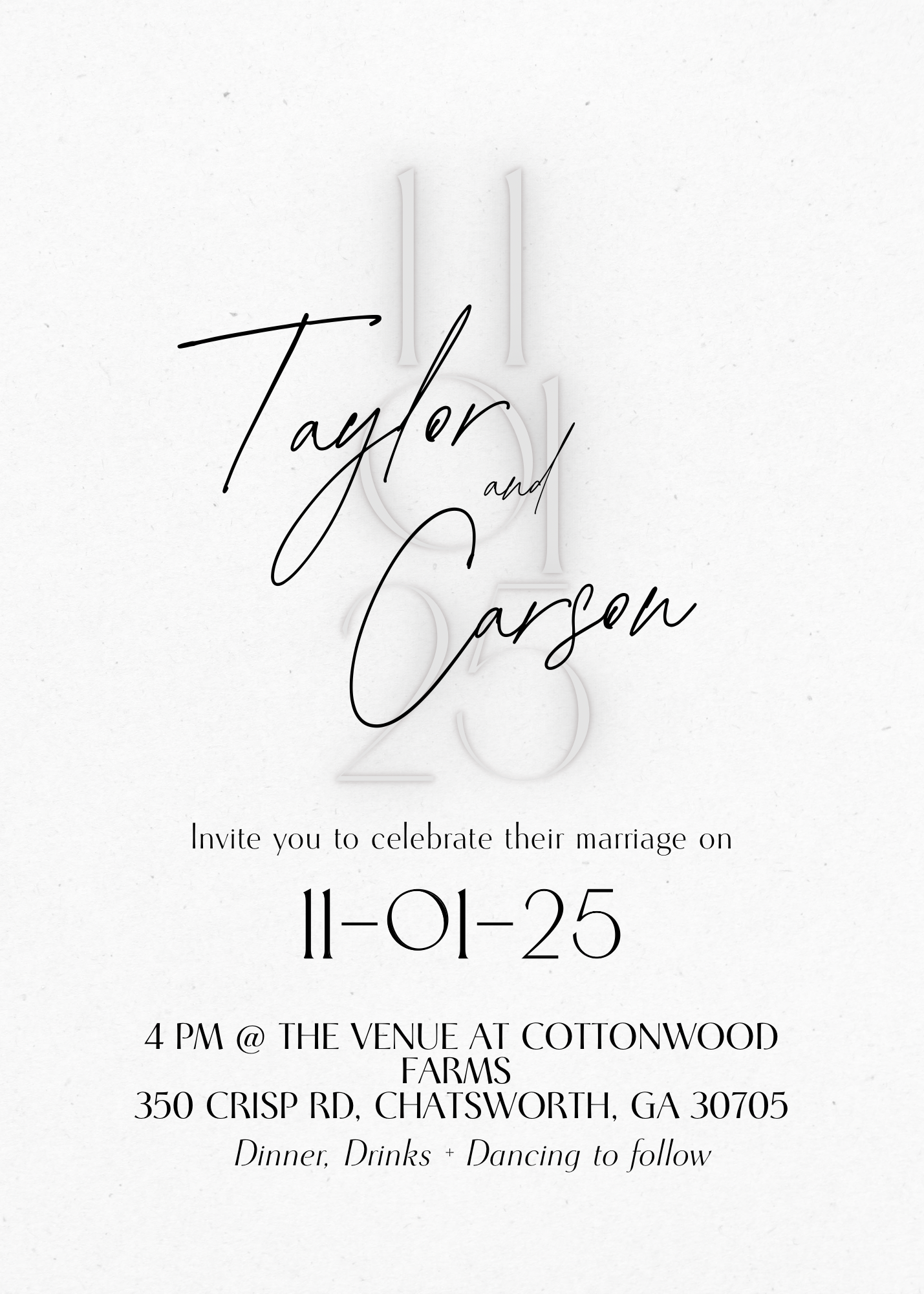 The Wedding Website of Taylor Thomas and Carson Johnson