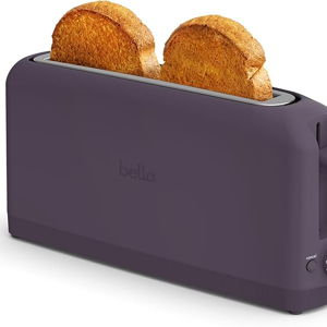 bella 2 Slice Slim Toaster, Plum