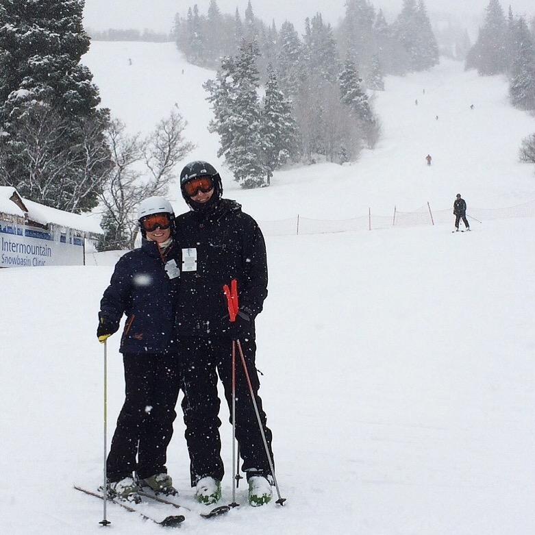 This photo is from our first ski trip together with Andrew's family in Utah in 2015.