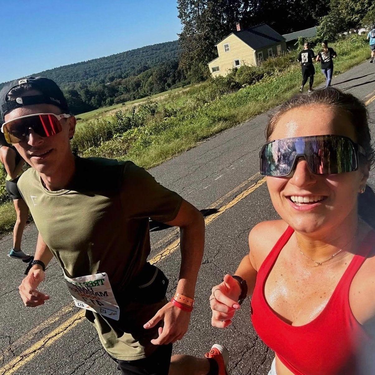 First half marathon together