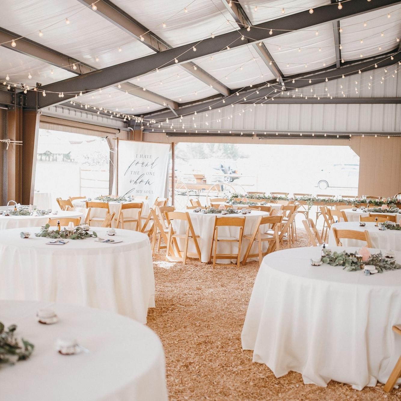 The reception space. This image was borrowed from the venue’s gallery and the space is decorated for someone else’s event.