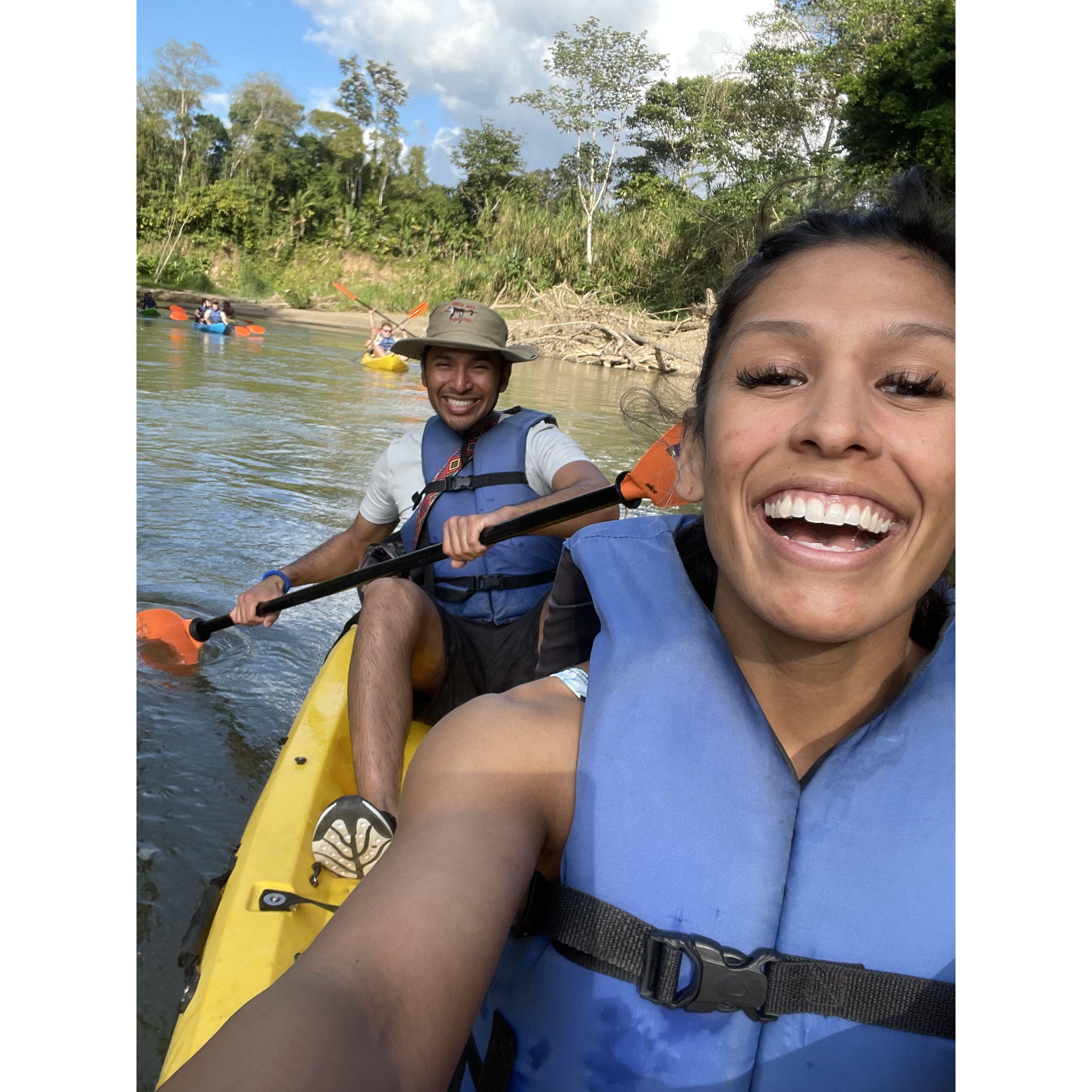 Kayaking in Costa Rica March 2022