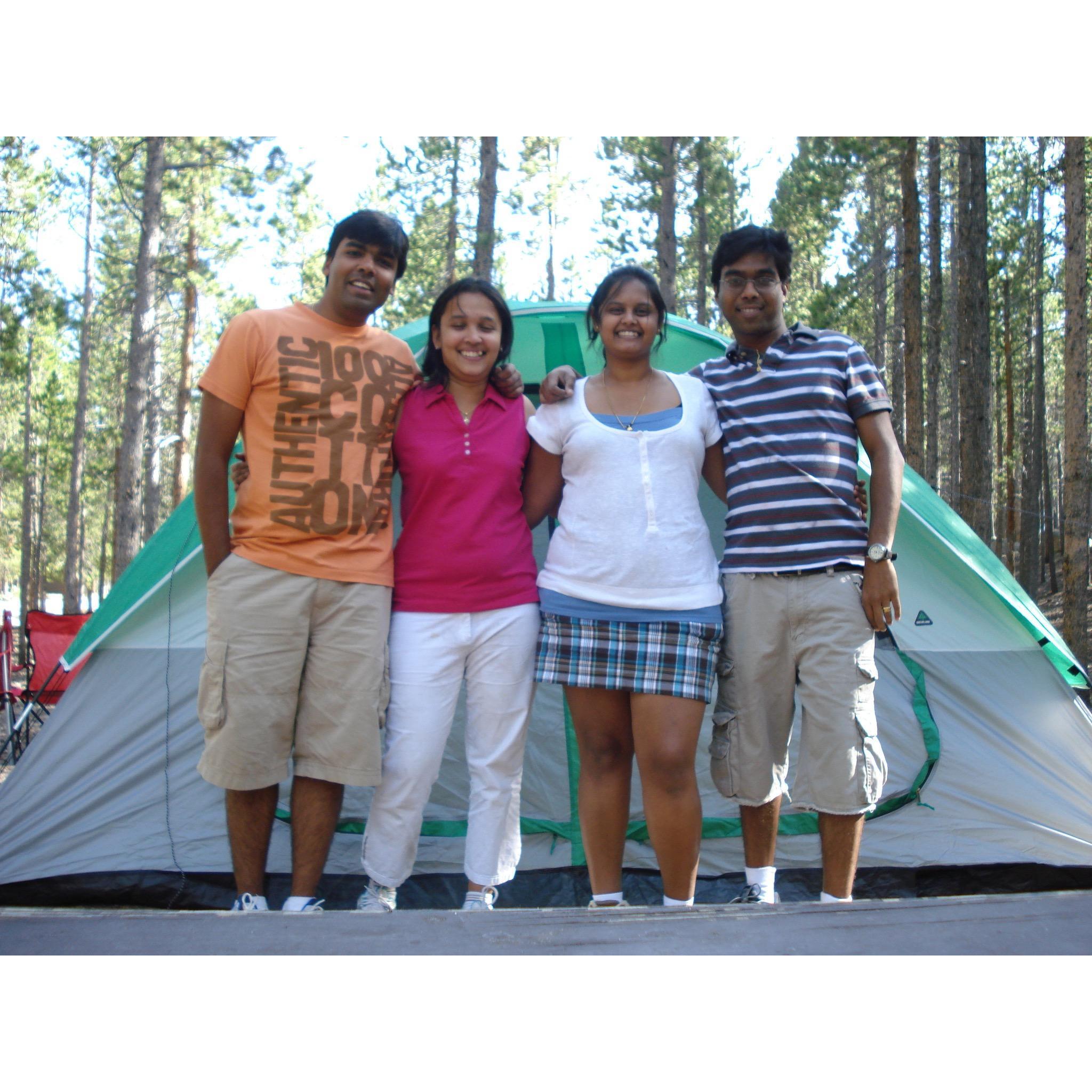 Camping before kids