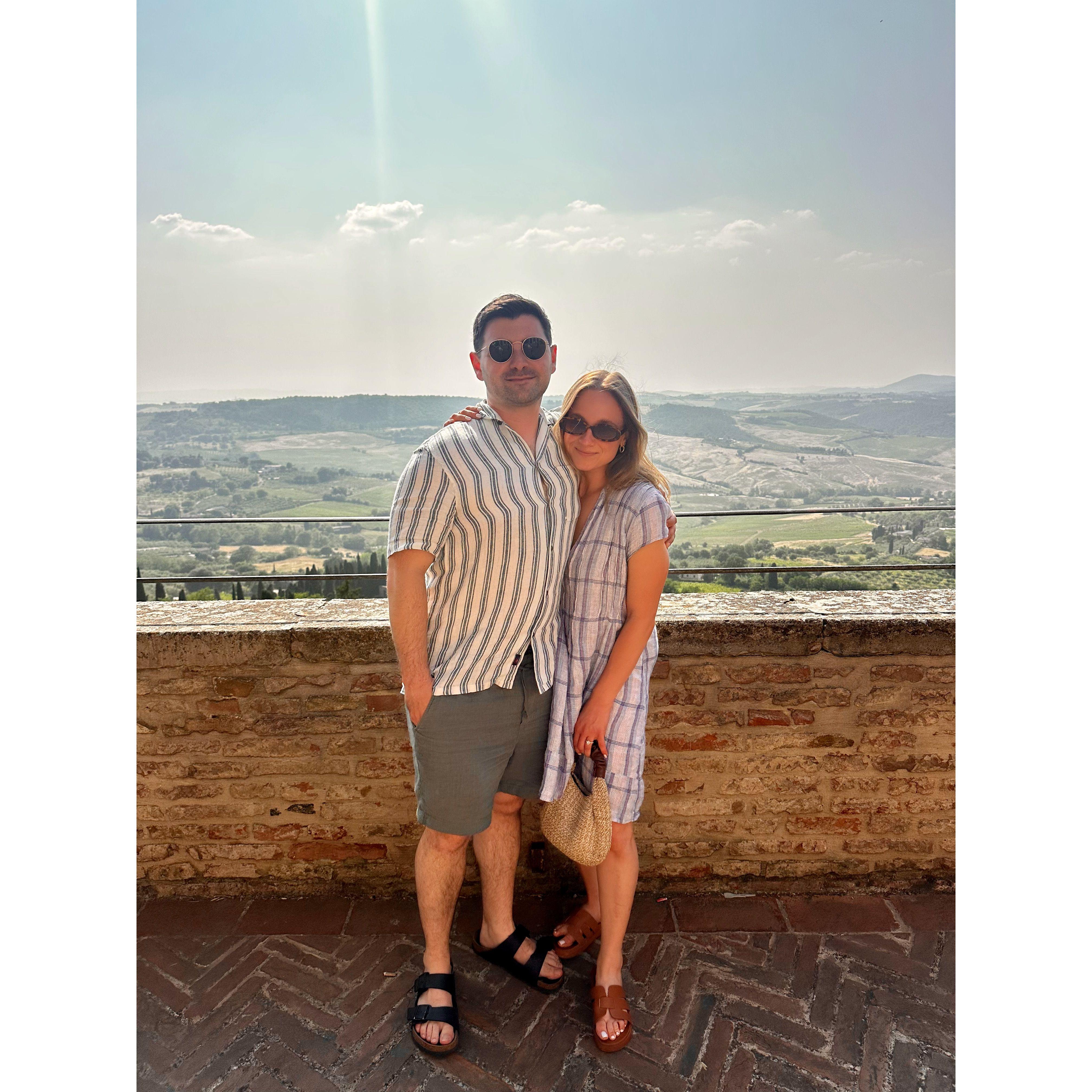Explored the city of Montepulciano.
