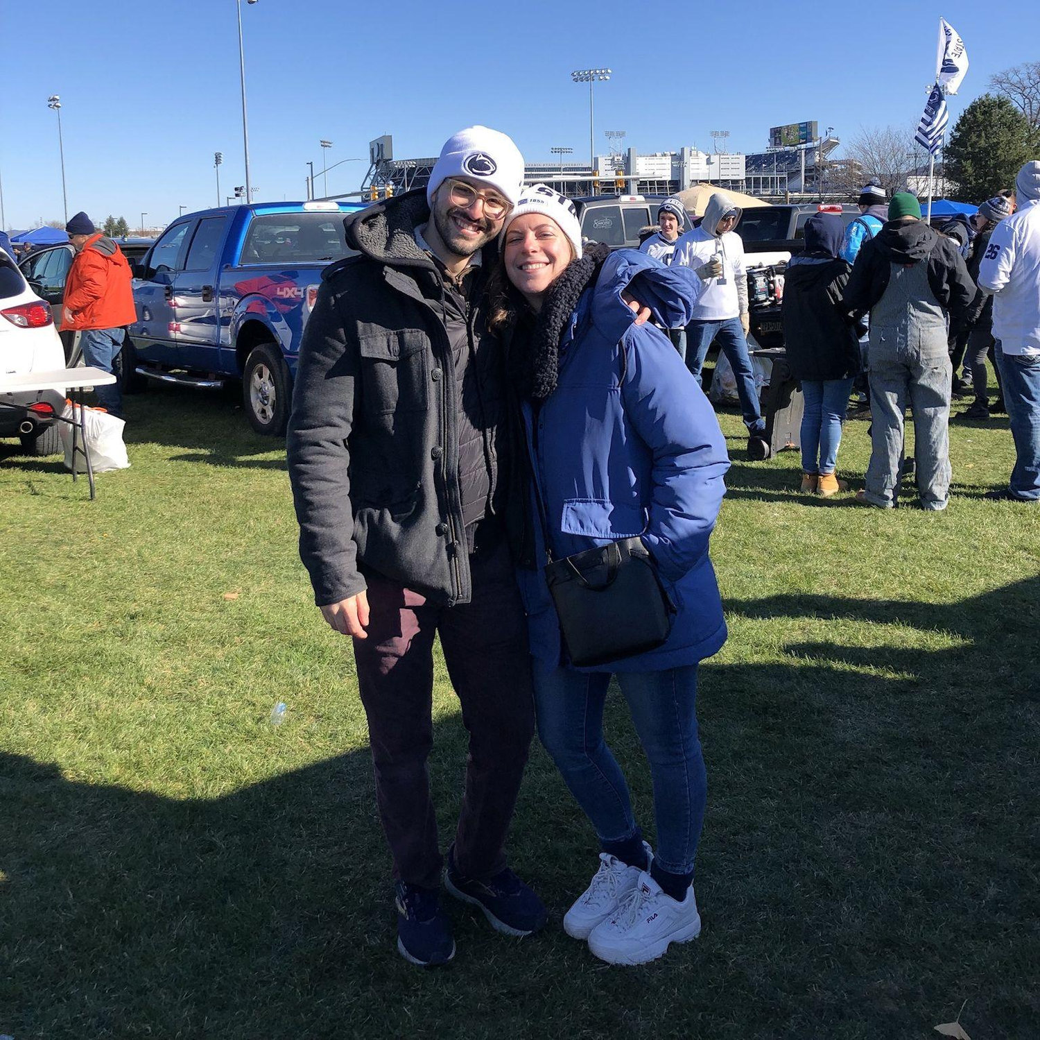 Jake visiting Shelley in Philly and taking a trip to Penn State