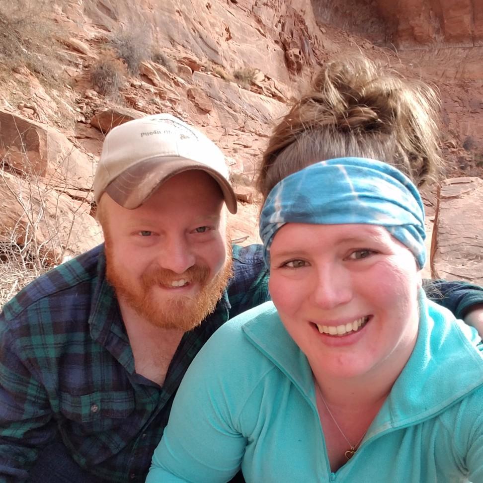 Hiking near Moab, January 2018.