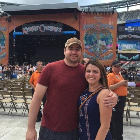 Our 1st concert (of many) together seeing Kenny Chesney, Miranda Lambert, Sam Hunt & Old Dominion at MetLife Stadium