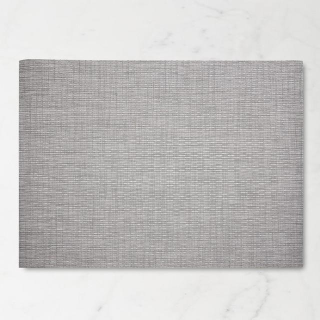 Chilewich Thatch Floormat, Dove, 23" X 36"