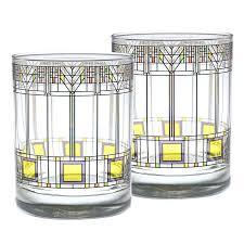 Tree of Life Double Old Fashioned Glass - Set of 2