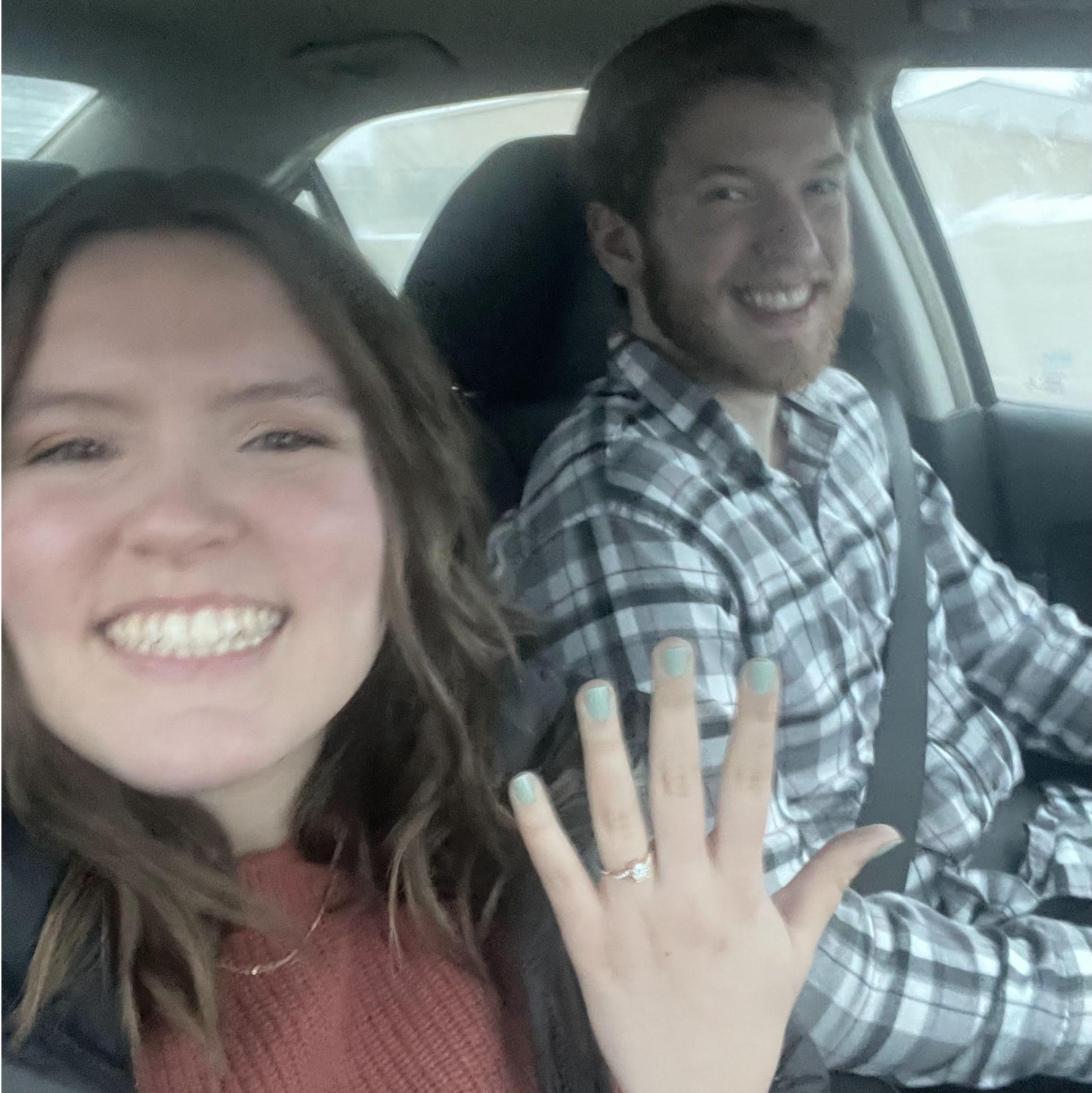 Right after we got engaged!
