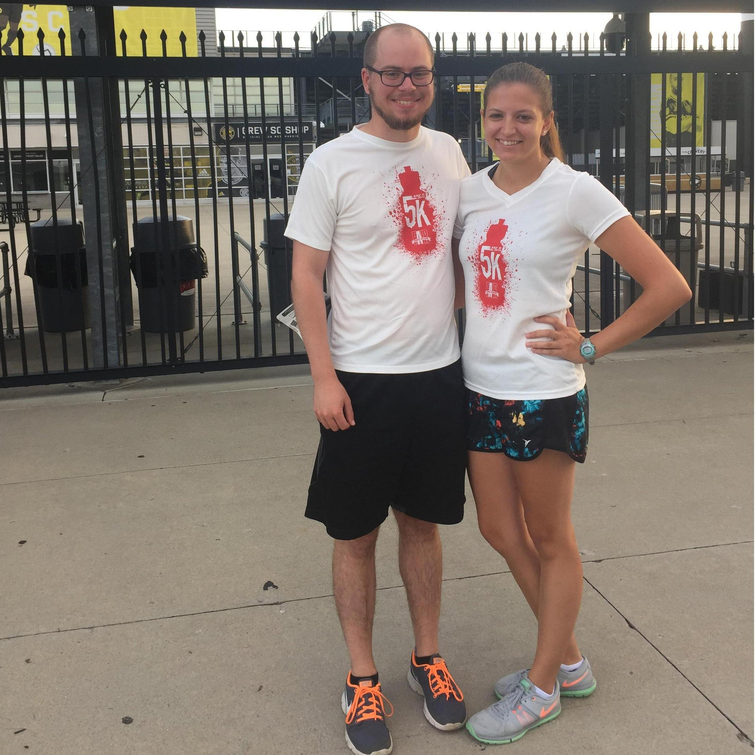 Our first 5k!  July 2016
