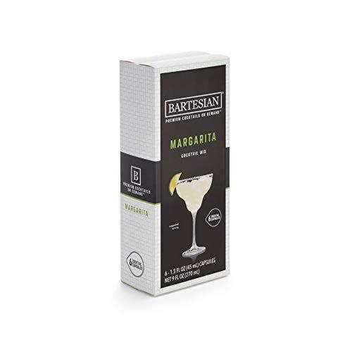 Bartesian Margarita Cocktail Mixer Capsules, Pack of 6 Cocktail Capsules, for Bartesian Premium Cocktail Maker (55351)