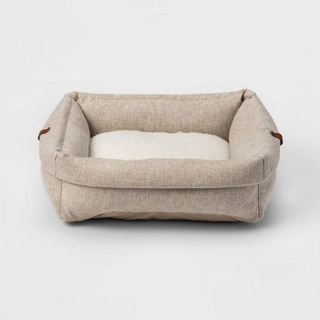 Rectangular Roll Cuff Dog Beds - Boots & Barkley™
