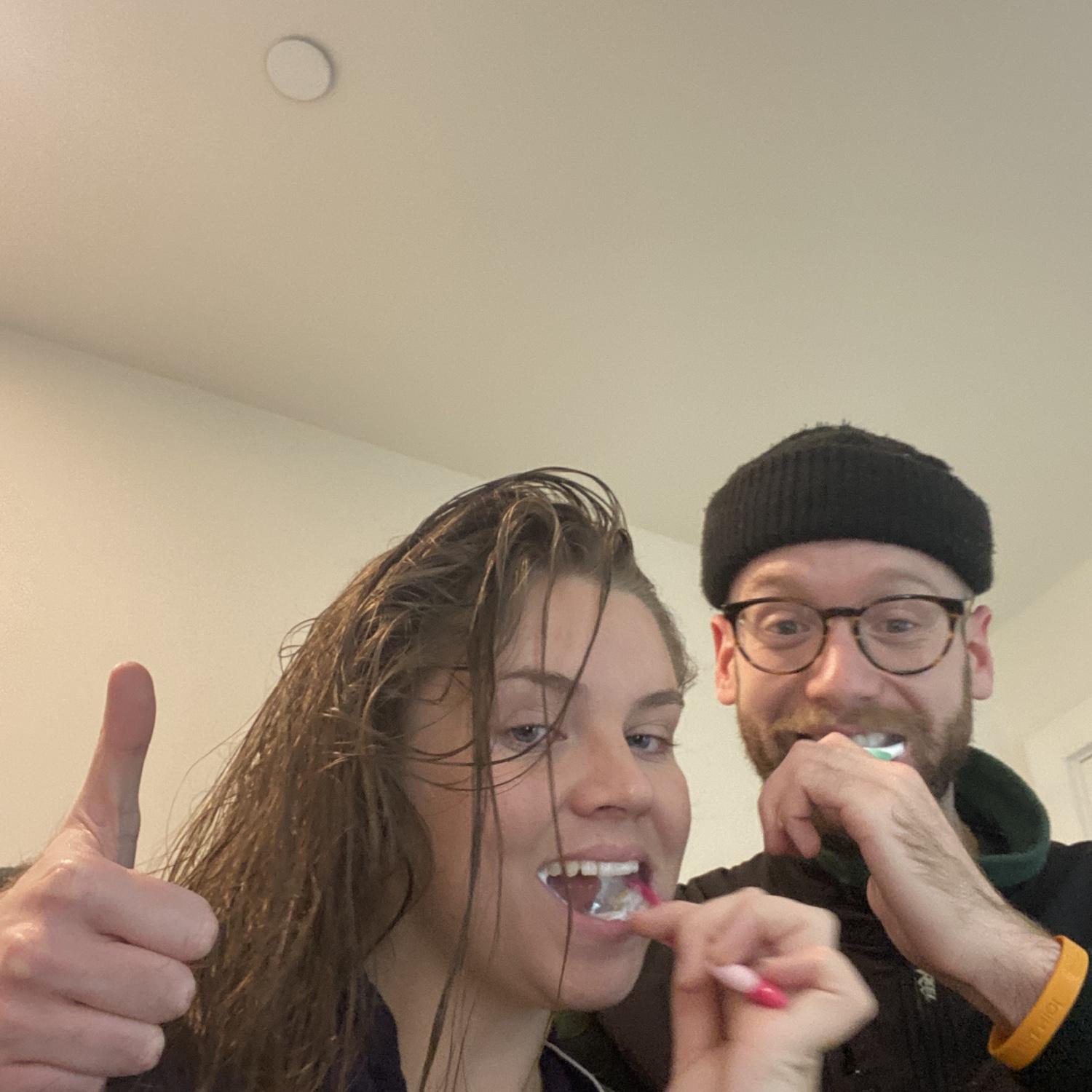 We try to do teeth together every night