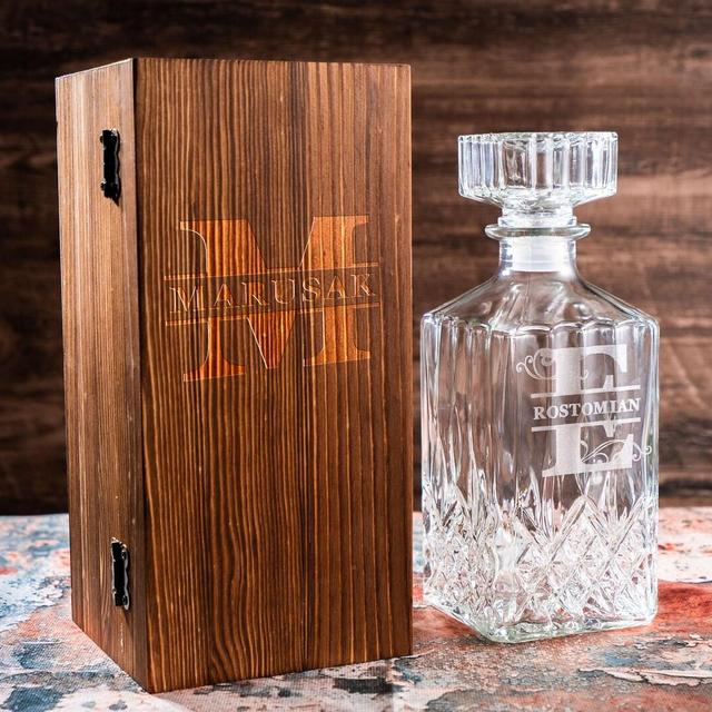 Personalized Groomsman Gift, Whiskey Decanter Set, Best Man Gift, Birthday Gift, Gift For Husband, Whiskey Gift For Men, Gift for Him