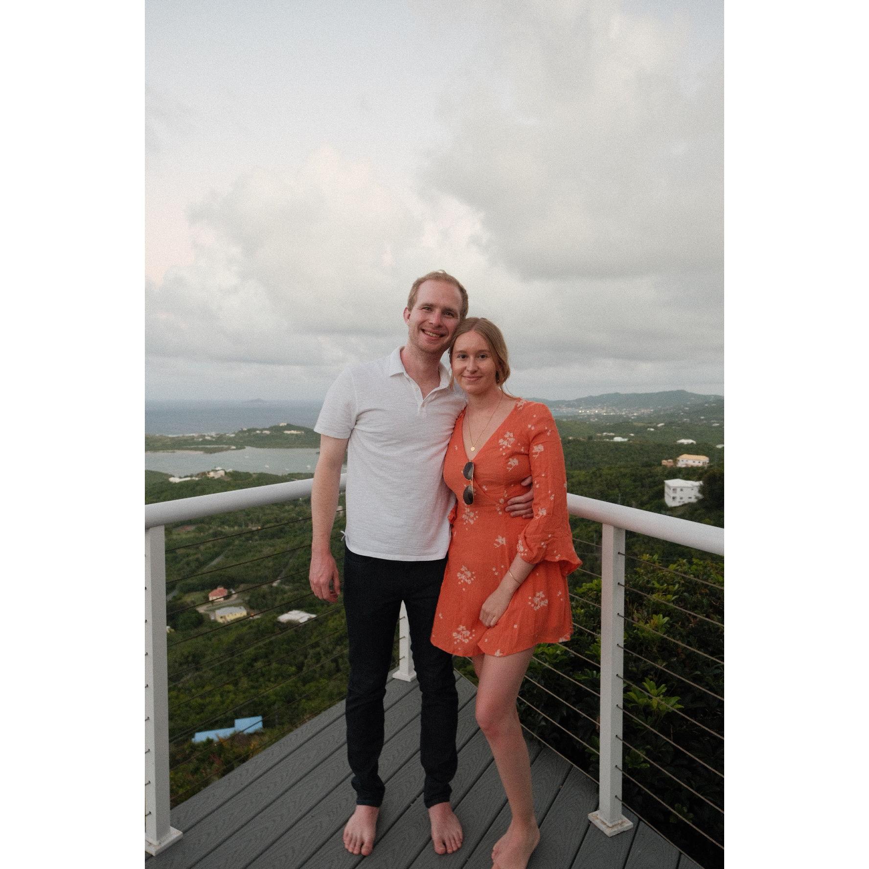 Visiting Serena's brother, Terence, in the US Virgin Islands, Spring 2022