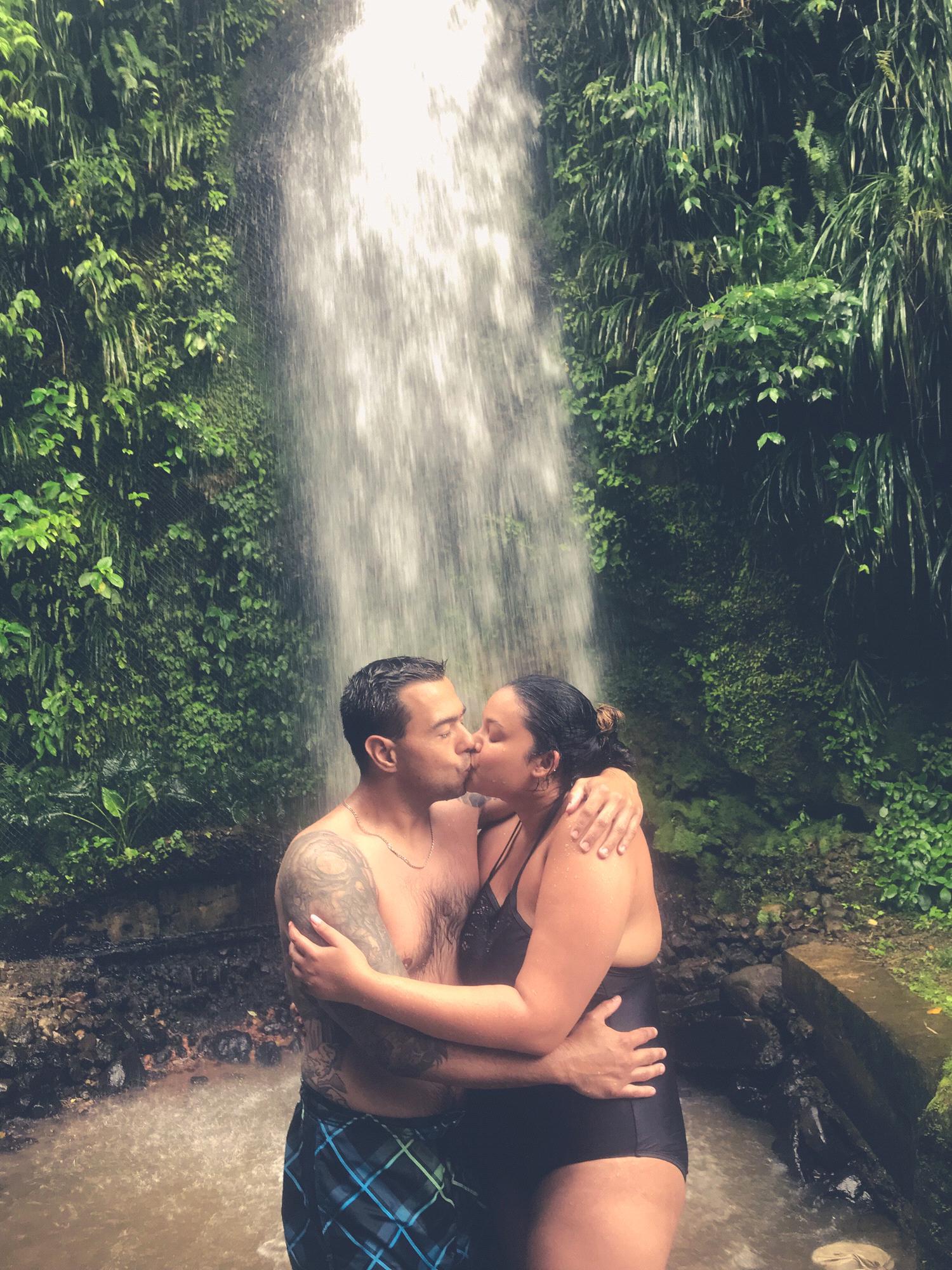 Waterfall in St Lucia