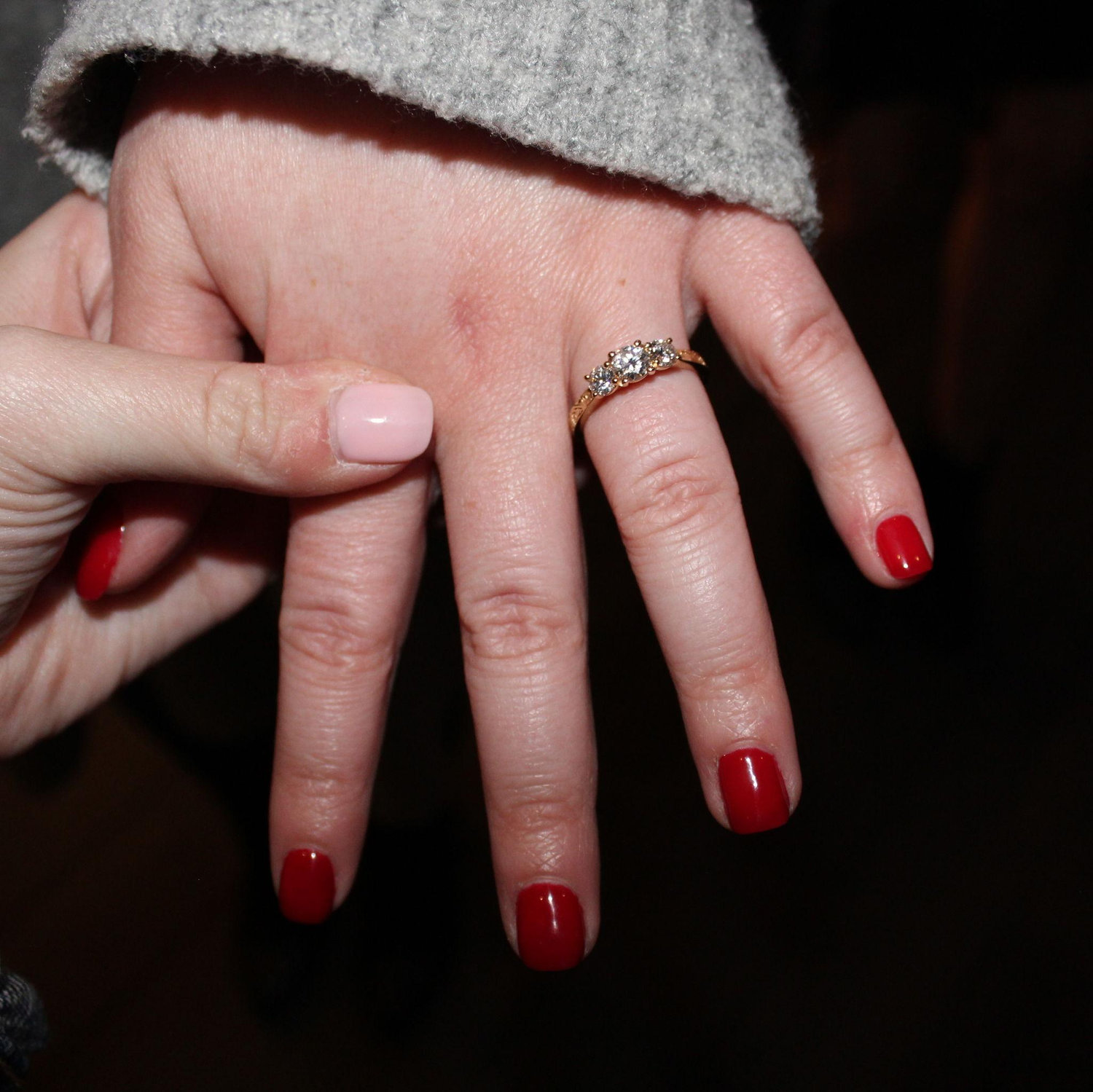 And of course a moment for the ring... we used Michele's mom's diamond & it is such an honor and we feel her presence during this season.