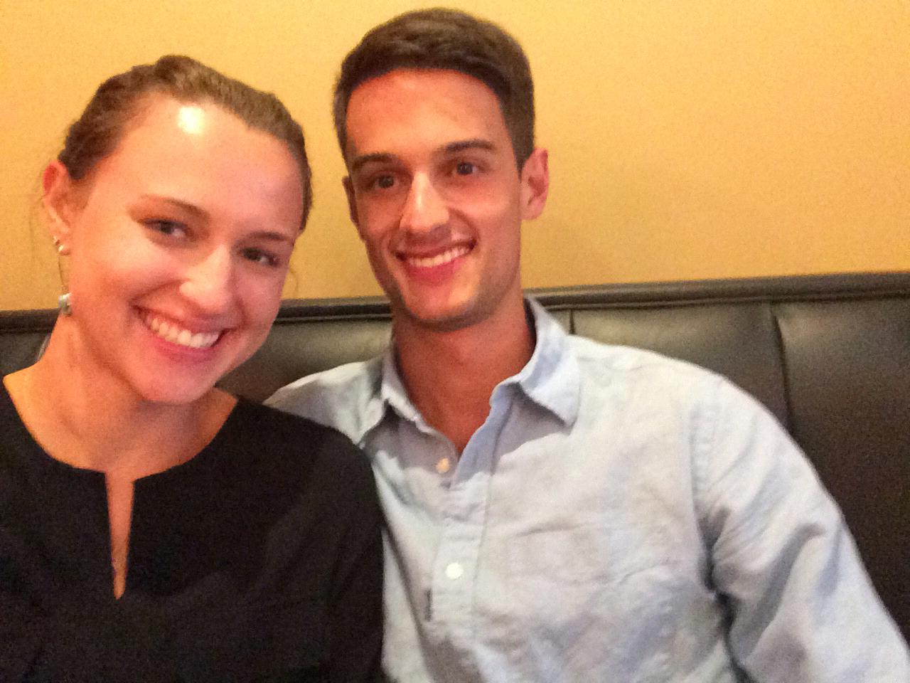Our first date back together in Columbus 2016