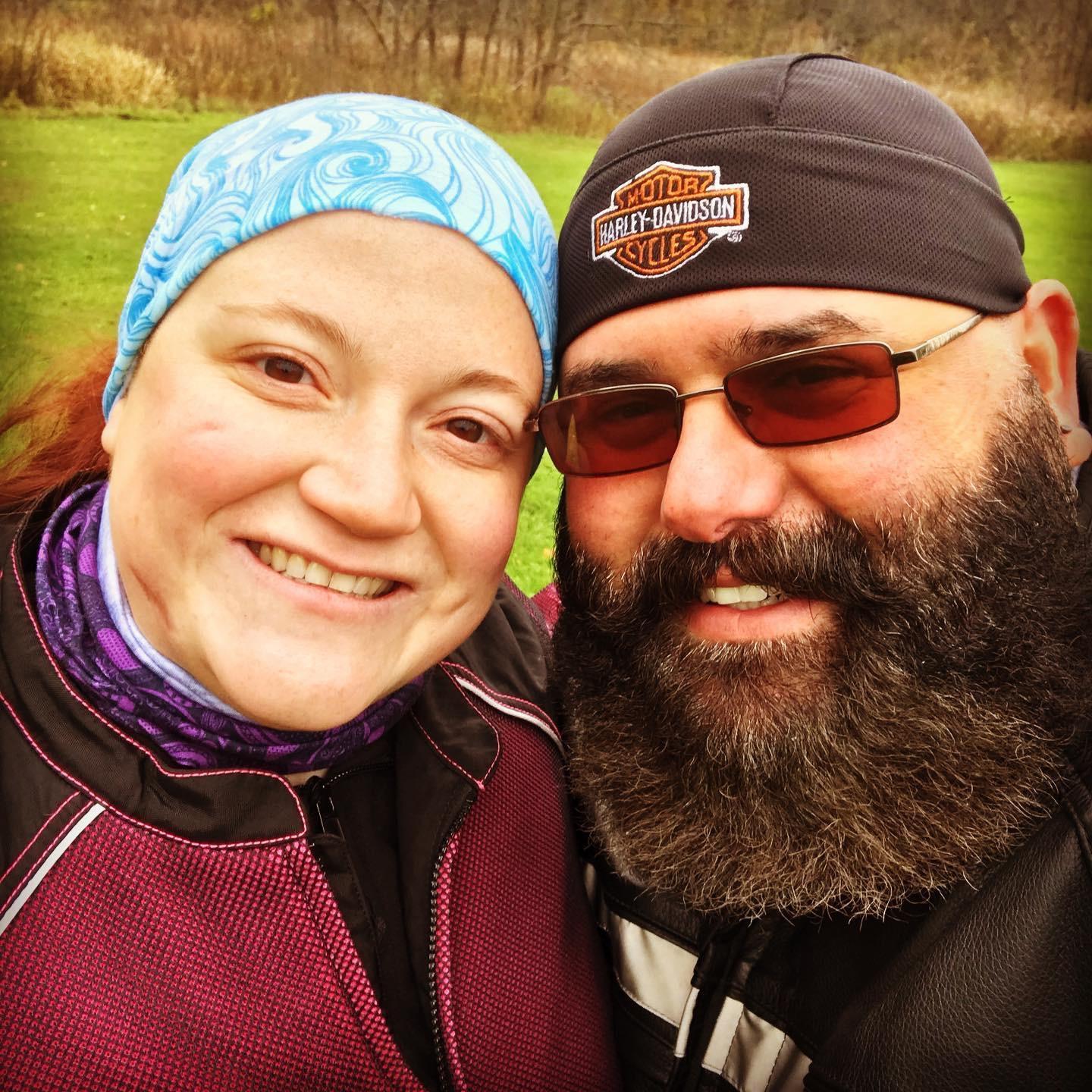 Our first time as group ride leaders!