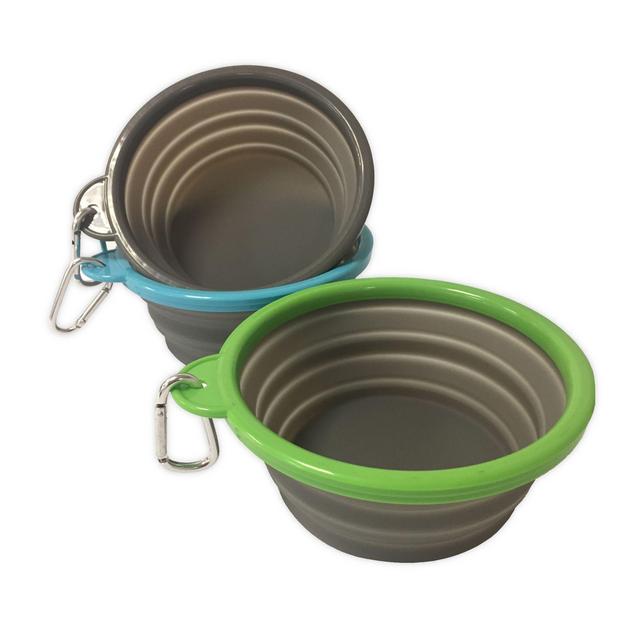 Pawslife™ 33 oz. Collapsible Pet Bowl in Grey